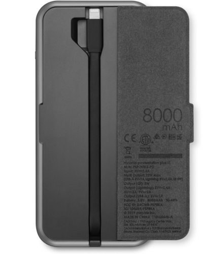 Внешний аккумулятор Mophie Universal Battery Powerstation Plus Wireless PD 8K 8000mAh Black купить в Барнауле фото 2