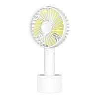 Портативный вентилятор ручной Solove manual fan 2000 mAh бело-желтый купить в Барнауле