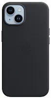 Чехол для Apple iPhone 14 Leather Case with MagSafe Midnight купить в Барнауле