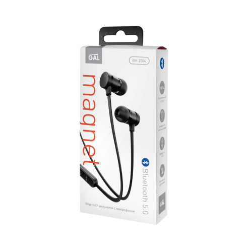 Bluetooth гарнитура GAL BH-2004BK купить в Барнауле фото 2
