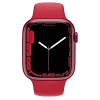 Apple Watch Series 7 GPS 41mm Case Blue Aluminium Band Red GB купить в Барнауле
