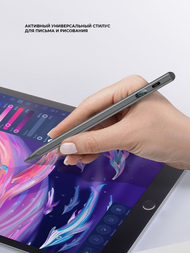 Стилус Deppa Magic Pencil активный универсальный для планшетов графит купить в Барнауле фото 3