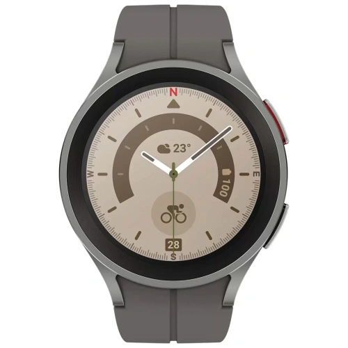 Часы Samsung Galaxy Watch 5 Pro 45мм 1.4" AMOLED корп.серый рем.серый купить в Барнауле фото 2