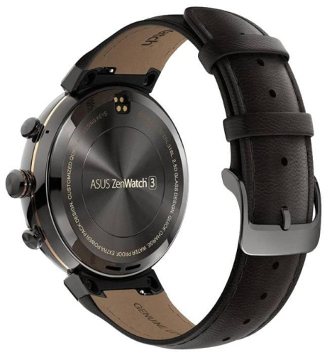 Смарт часы Asus ZenWatch 3 (WI503Q) gunmetal with brown leather купить в Барнауле фото 2