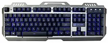 Клавиатура Oklick 790G Iron Force multimedia for gamer LED серый/черный купить в Барнауле