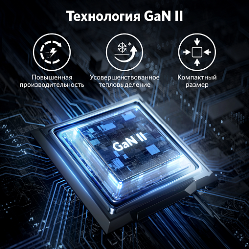 СЗУ Anker PowerPort Nano II GaN 65W A2663 USB-C Black купить в Барнауле фото 2