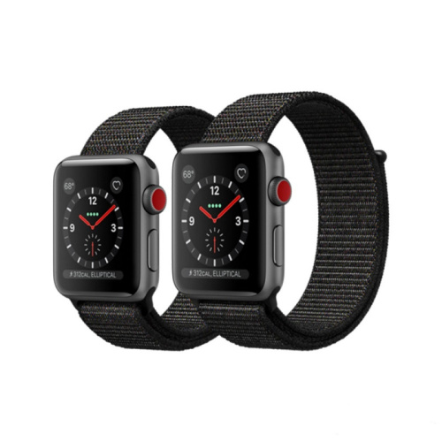 Apple Watch Series 3 42mm Case Space Grey Aluminium Sport Loop Dark Olive (GPS+Cellular) купить в Барнауле фото 4