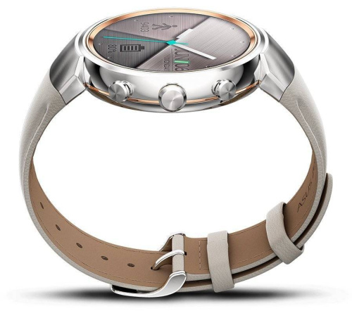 Смарт часы Asus ZenWatch 3 (WI503Q) silver with beige leather  купить в Барнауле фото 4