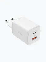СЗУ Deppa USB-C + USB A, PD 3.0, QC 5.0+, 65W, GaN, белый купить в Барнауле
