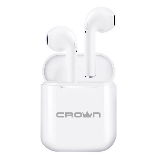 Наушники Crown CMTWS-5005 Беспроводные белые купить в Барнауле