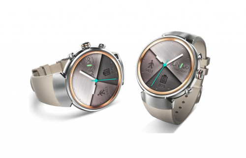 Смарт часы Asus ZenWatch 3 (WI503Q) silver with beige rubber купить в Барнауле фото 4