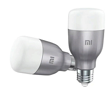 Умная лампочка Xiaomi Mi LED Smart Bulb (белая и цветная) 2-Pack купить в Барнауле