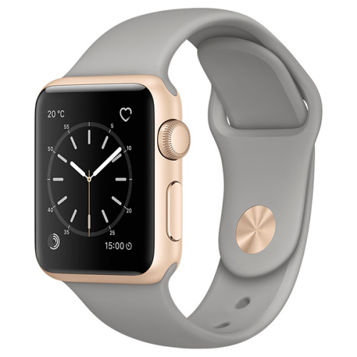 Apple Watch Series 1 38mm Case Gold Aluminium Sport Band Concrete купить в Барнауле