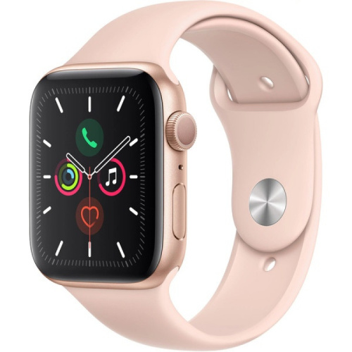 Apple Watch Series 5 44mm Gold Aluminium Case with Pink Sport Band купить в Барнауле