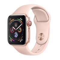Apple Watch Series 4 40mm Case Gold Aluminium Sport Band Pink Sand купить в Барнауле