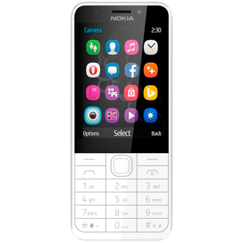 Nokia 230 DS Белый/Серебро купить в Барнауле