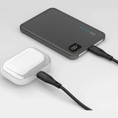 купить Внешний аккумулятор Deppa NRG MagSafe Alum 10000mAh 15W Qi серый в Барнауле фото 2 Внешний аккумулятор Deppa NRG MagSafe Alum 10000mAh 15W Qi серый купить в Барнауле фото 2