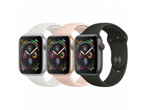 Apple Watch Series 4 44mm Case Gold Aluminium Sport Band Pink Sand купить в Барнауле фото 4