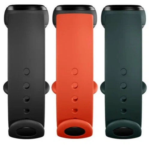 Ремешок Xiaomi для Mi Band 6 (3-Pack) Black/Orange/Blue купить в Барнауле фото 2