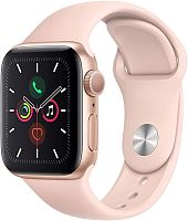 Apple Watch Series 5 40mm Case Gold Aluminium Sport Band Pink Sand купить в Барнауле