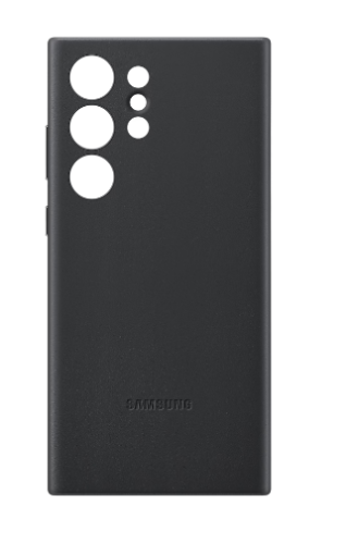 Накладка Samsung S23 Ultra Leather Case черная купить в Барнауле фото 2
