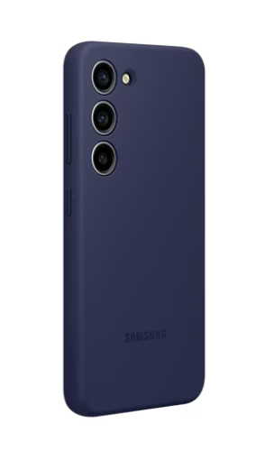 Накладка Samsung S23 Silicone Case темно-синяя купить в Барнауле фото 3