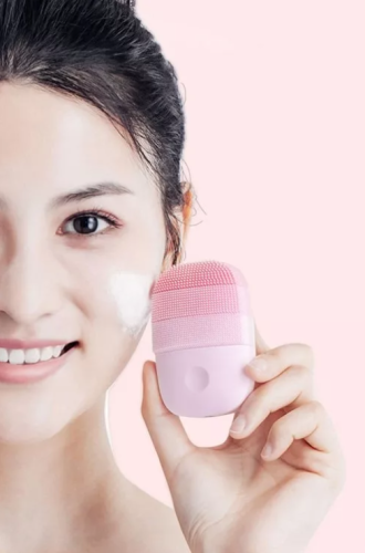 Ультразвуковой очиститель для лица inFase Electronic Sonic Beauty Facial MS-2000P Розовый купить в Барнауле фото 2