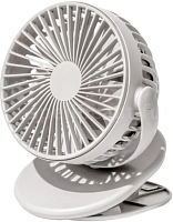 Портативный вентилятор на клипсе Solove clip electric fan 2000 mAh 3 Speed Type-C серый купить в Барнауле