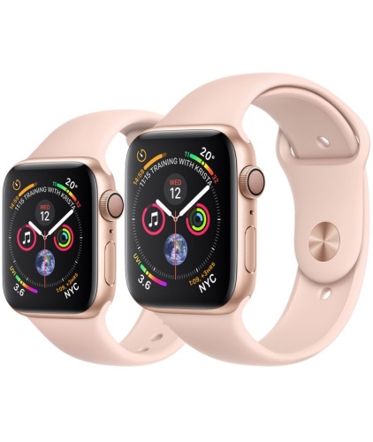 Apple Watch Series 4 44mm Case Gold Aluminium Sport Band Pink Sand купить в Барнауле фото 3