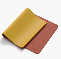 Коврик Satechi Dual Side ECO-Leather Deskmate Желтый/оранжевый купить в Барнауле