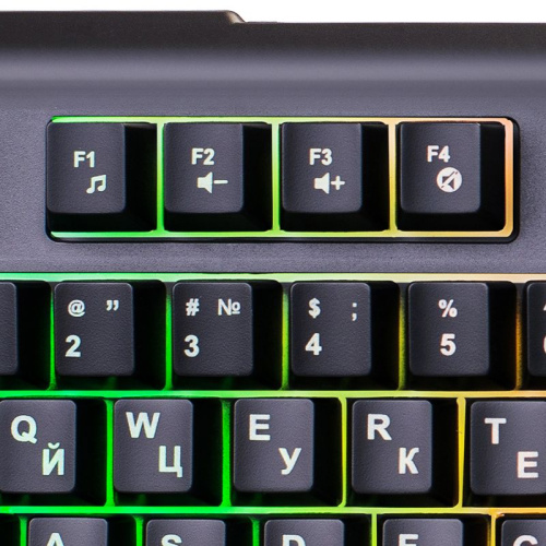 Клавиатура Oklick 717G Black Death multimedia for gamer LED черный/серый купить в Барнауле фото 4
