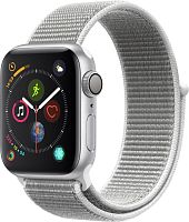 Apple Watch Series 4 40mm Case Silver Aluminium Sport Loop Seashell купить в Барнауле