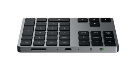 Беспроводная клавиатура Satechi Aluminum Extended Keypad серый космос. купить в Барнауле фото 2