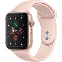 Apple Watch Series 5 44mm Gold Aluminium Case with Pink Sport Band купить в Барнауле